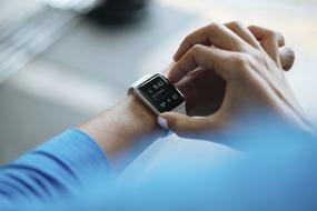 Hands Wrist clock