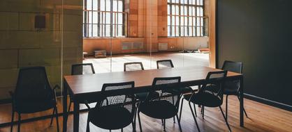 Table and Chair and Mirror room