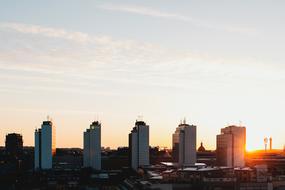 Architecture Building sunset