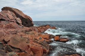 the orange water stone is big