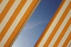 Architecture Building orange stripes