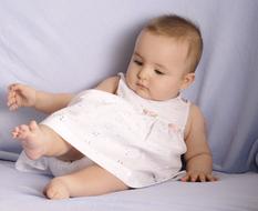 Cute Baby Girl in pink dress