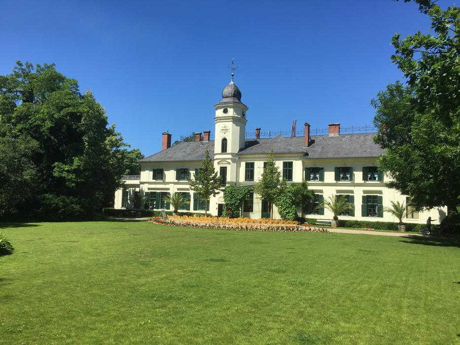 old house by the green grass
