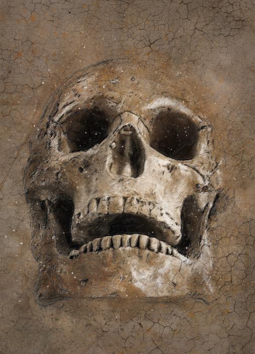 background scrapbooking paper skull