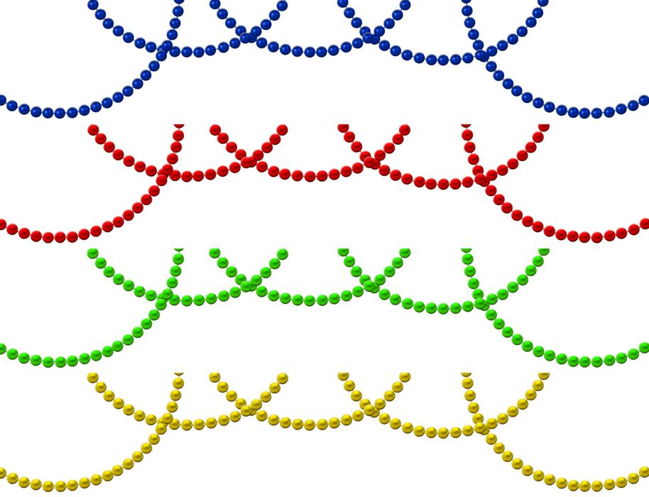 a beautiful pattern of colored stones