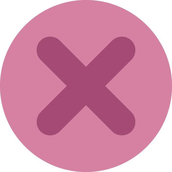 sign of the cross circle pink