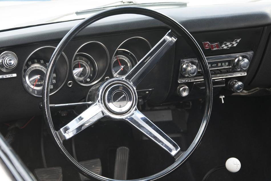 old steering wheel