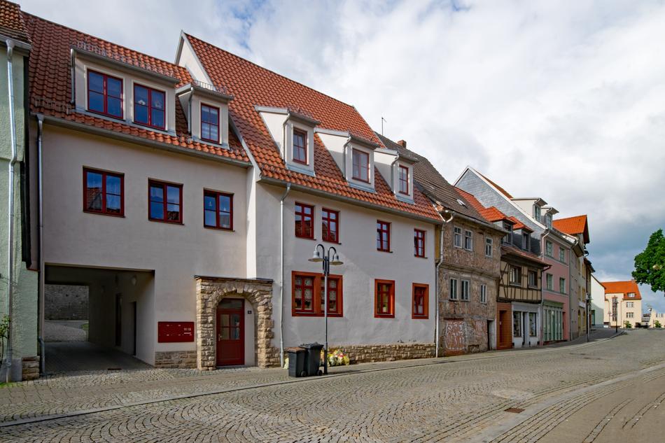 red white architecture