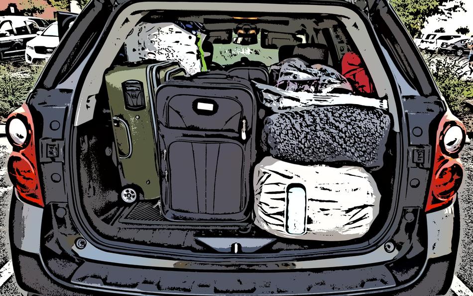 car packing packed transportation