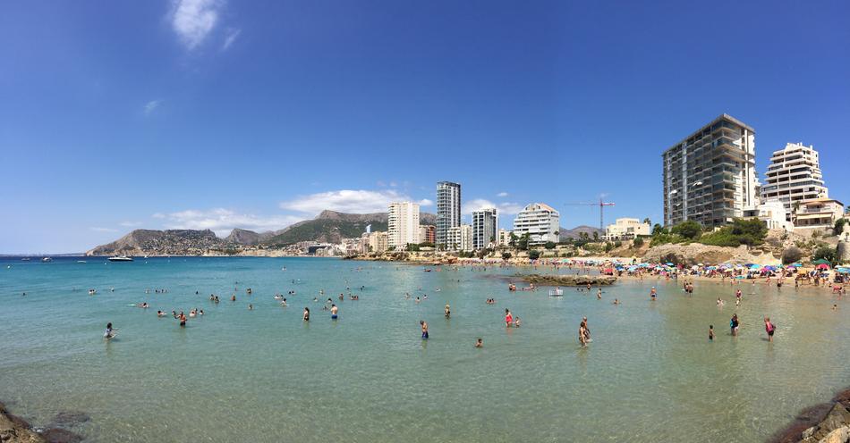 Calpe Beach Costa Blanca view