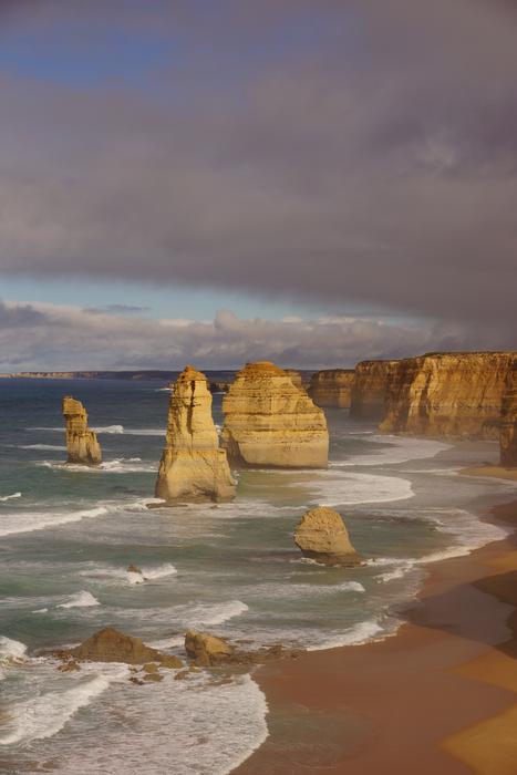 cliffs mountains sea view