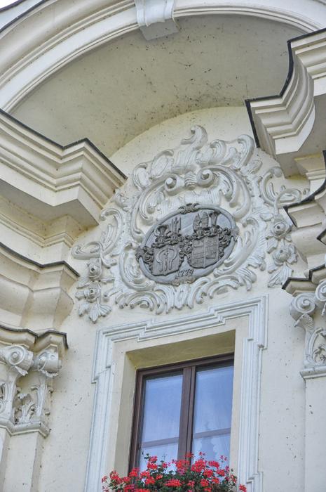 Coat Of Arms Window Leaves Jacek