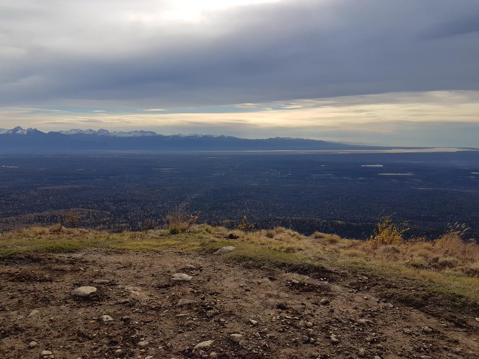 Mountain view from the hill