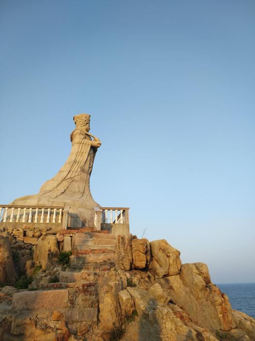 Beach Mazu sculpture