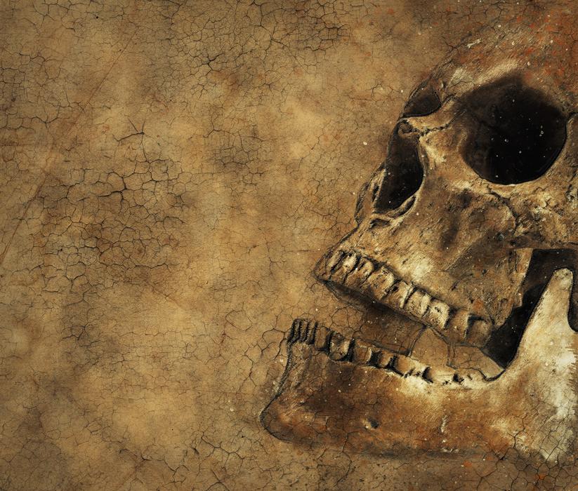 skull background texture