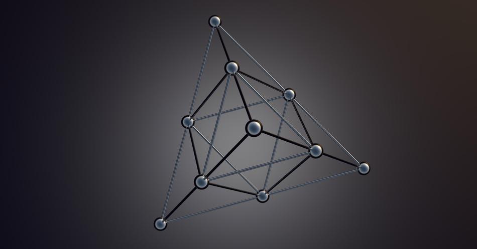 cube ball lines black