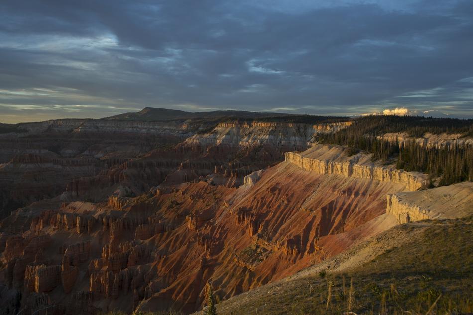 Sunset over Scenic national park Landscape