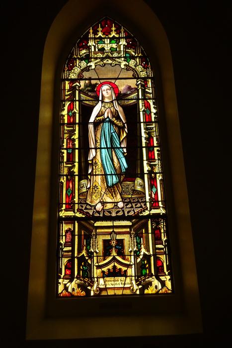 Glass Painted Icon Church Texas