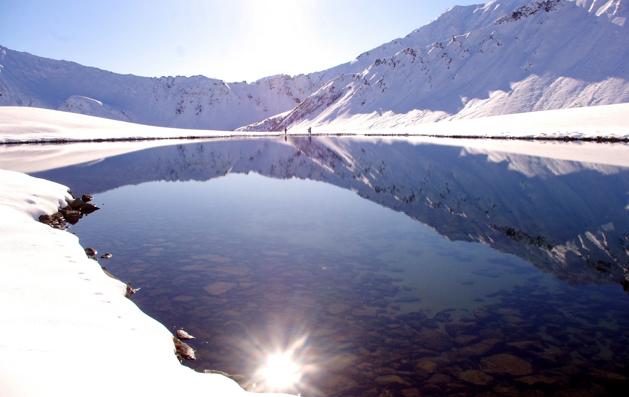 Мочохское озеро зимой