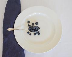 fresh berries in a plate