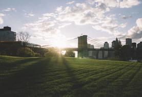 Architecture Building green sun