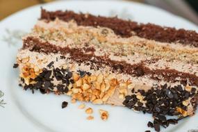 a delicious cake with grains in it