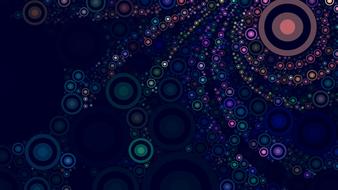 galaxy, colorful abstract drawing