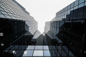 wonderful glass Building sky