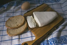 Dairy products with bread