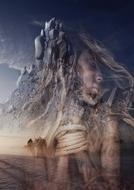 fantasy dark woman gloomy mystical