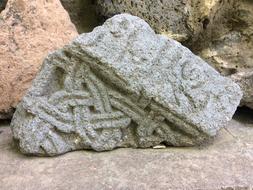 ancient Stone carving, detail, Armenia