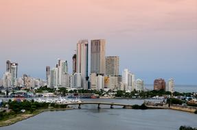 Caribbean Colombia Cartagena cityscape