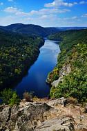 blue river rocks