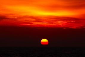 Dark Sunset view