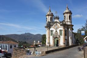 Church Ouro Preto Brazilwood