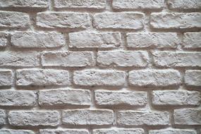 white decorative brick wall