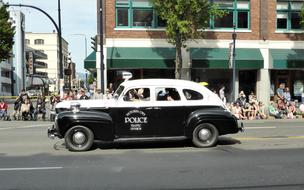 Car Police Oldtimer