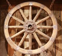 Wooden Wheel Old