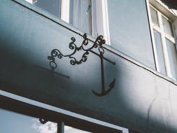 anchor on the wall sign