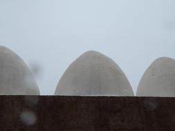view of the white old domes