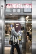 Glass Window person