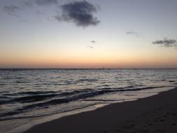 sea and sky sunset