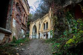 old Structure architecture and garden