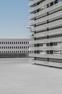 Architecture Building steel grey