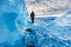 Blue Iceberg Person