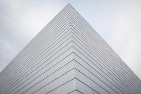 triangular Building corner at sky