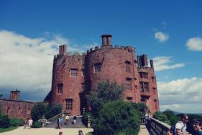 photo of an old brick castle