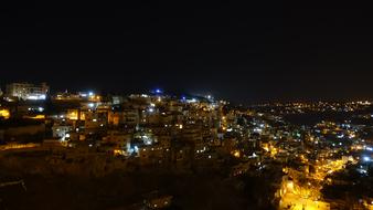 Israel Night city