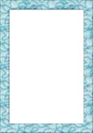 Frame Photo Portrait blue