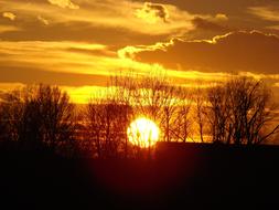 Sunset Sun Nature
